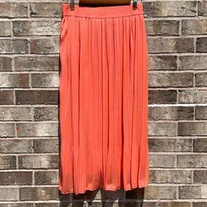 Take 50% OFF- Metro Wear Vibrant Orange Maxi Skirt, Size-S